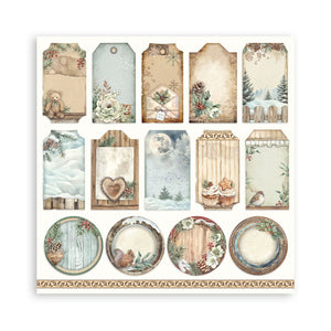 *New* Stamperia The Owls House Scrapbooking Maxi Pad 22 single faced sheets 12"x12"