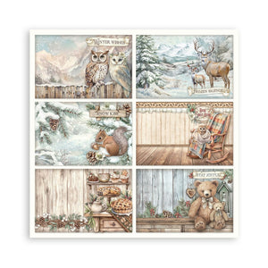 *New* Stamperia The Owls House Scrapbooking Maxi Pad 22 single faced sheets 12"x12"