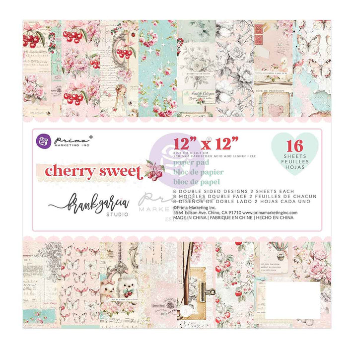 Prima Marketing Cherry Sweet- 12x12 PAD