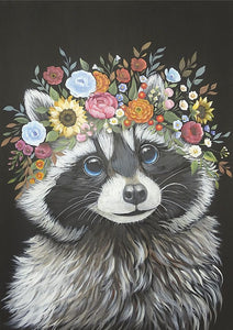 * New* Belle's and Whistles Clever Raccoon Rice Decoupage Paper IN STOCK