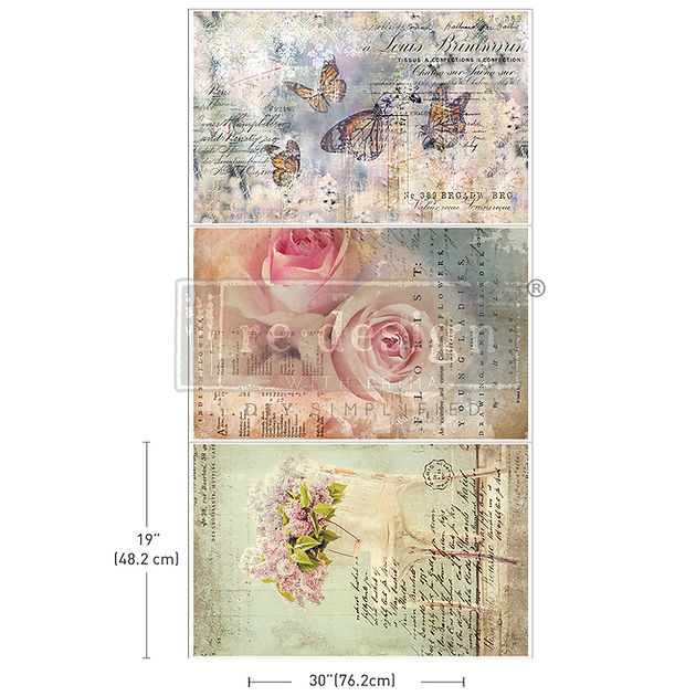 Prima Decoupage Tissue Paper Pack - Dreamy Delights * Limited Edition*