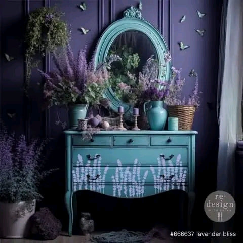 Prima 3D Decor Stencils - Lavender Bliss  *Limited Edition*