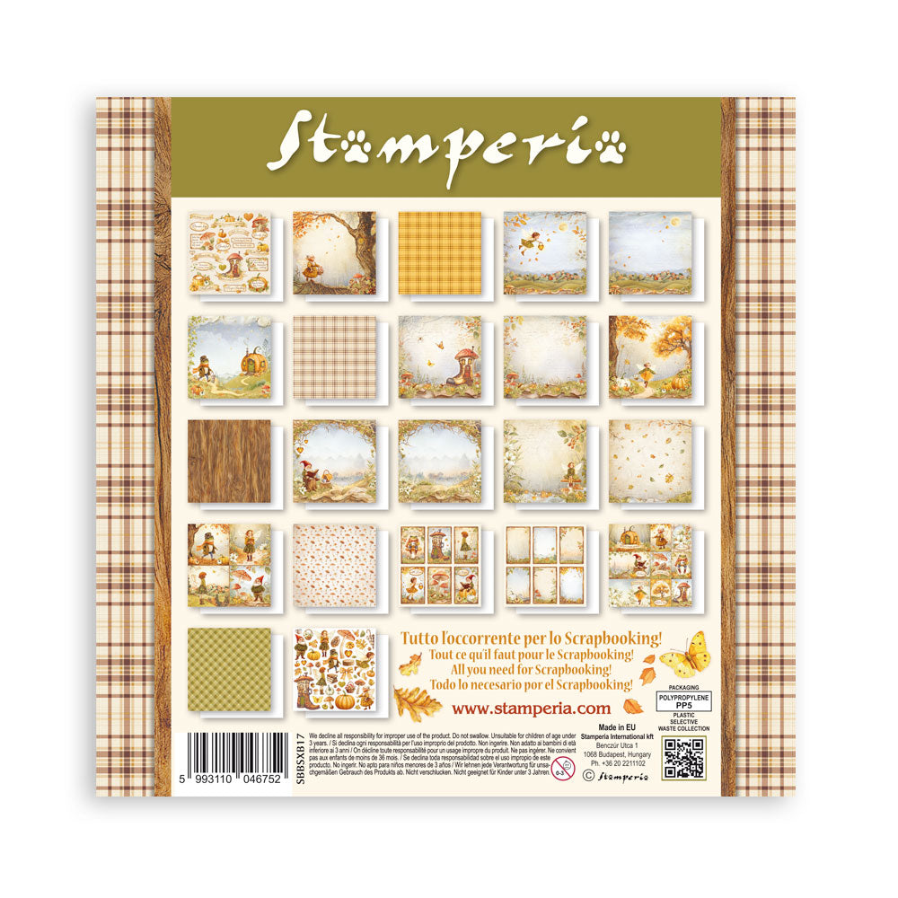 *New* Stamperia Whispering Woods Scrapbooking Maxi Pad 22 single faced sheets 12"x12" PREORDER DISPATCH APPX 13TH SEPT