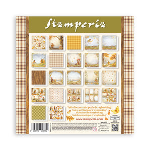 *New* Stamperia Whispering Woods Scrapbooking Maxi Pad 22 single faced sheets 12"x12" PREORDER DISPATCH APPX 13TH SEPT