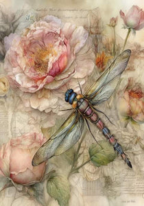 Decoupage Designs Fibre Paper 'Dragonfly Song'