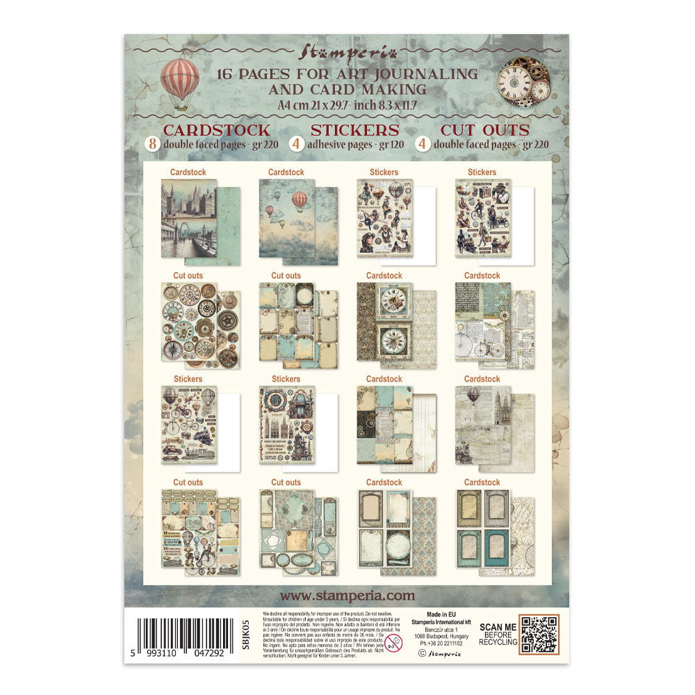 *NEW* Stamperia Voyages Fantastiques Junk Journal PREORDER EXPECTED IN SAT 13TH SEPT