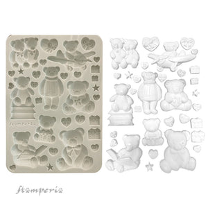 *NEW* Stamperia Silicon Mould A5 - Teddy Bear