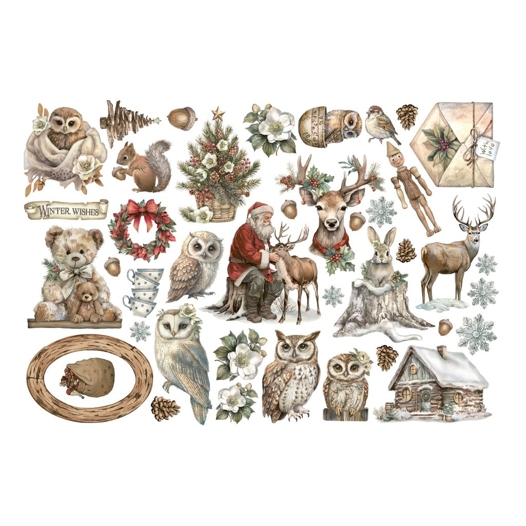 *New* Stamperia The Owls House Adhesive Ephemera 300gr