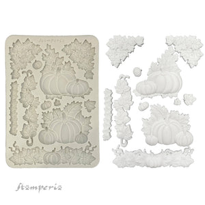*NEW* Stamperia Silicon Mould A5 - Whispering Woods Pumpkins PREORDER DISPATCH APPX 13TH SEPT