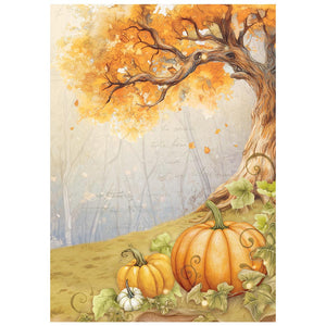 *New In* Stamperia Rice Paper Backgrounds Whispering Woods 8 x A6 sheets PREORDER DISPATCH APPX 13TH SEPT