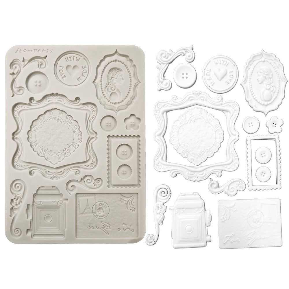 *NEW* Stamperia Silicon Mould A5 - Quiet Days - plates PREORDER DISPATCH APPX 15TH NOV