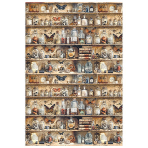 Ciao Bella Cabinet of Curiosities Rice Paper A4 Mixed 4 pack