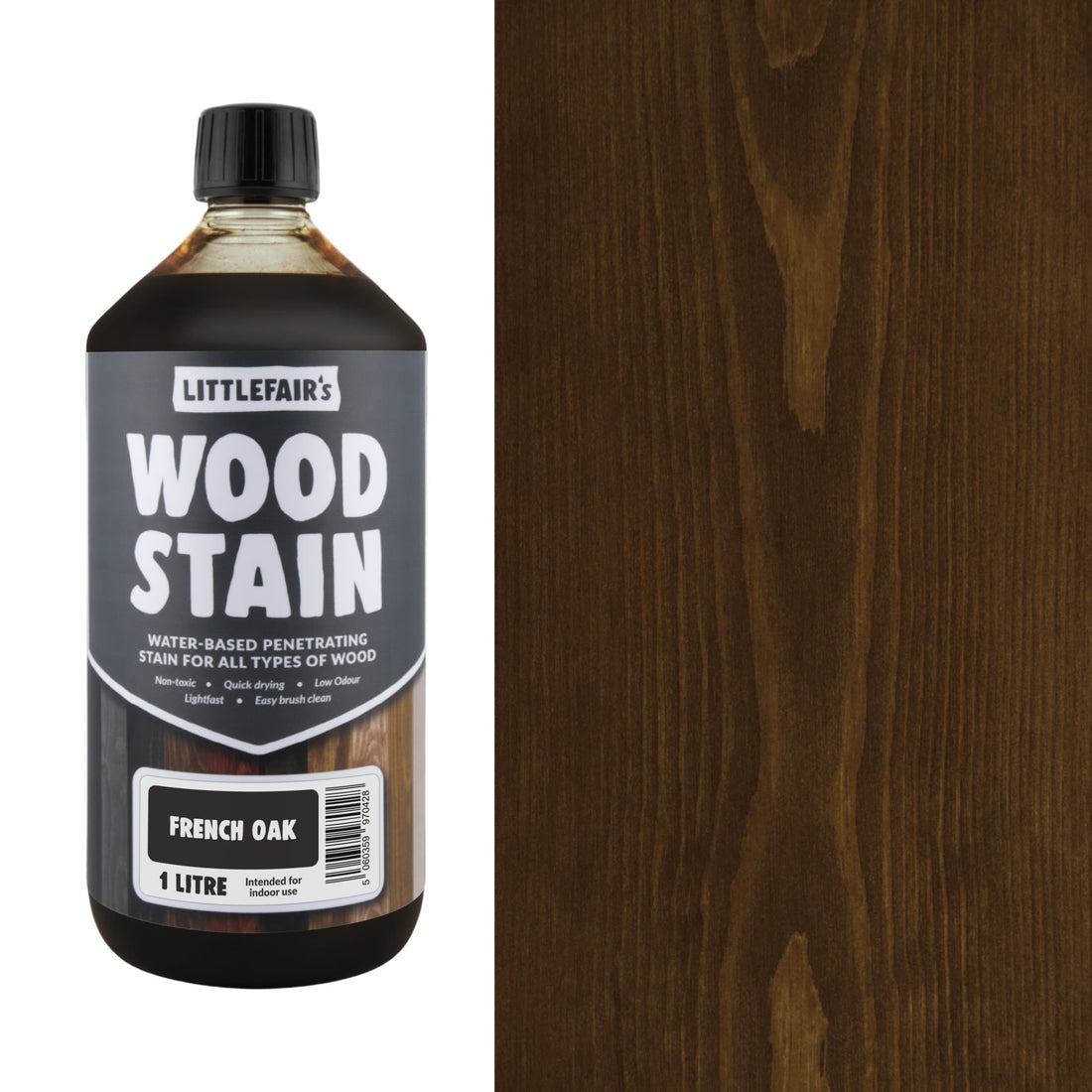 Littlefairs Water based Wood Stain French Oak