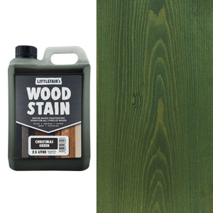 Littlefairs Water based Wood Stain Christmas Green