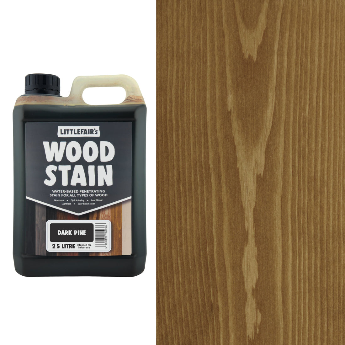 Littlefairs Water based Wood Stain Dark Pine