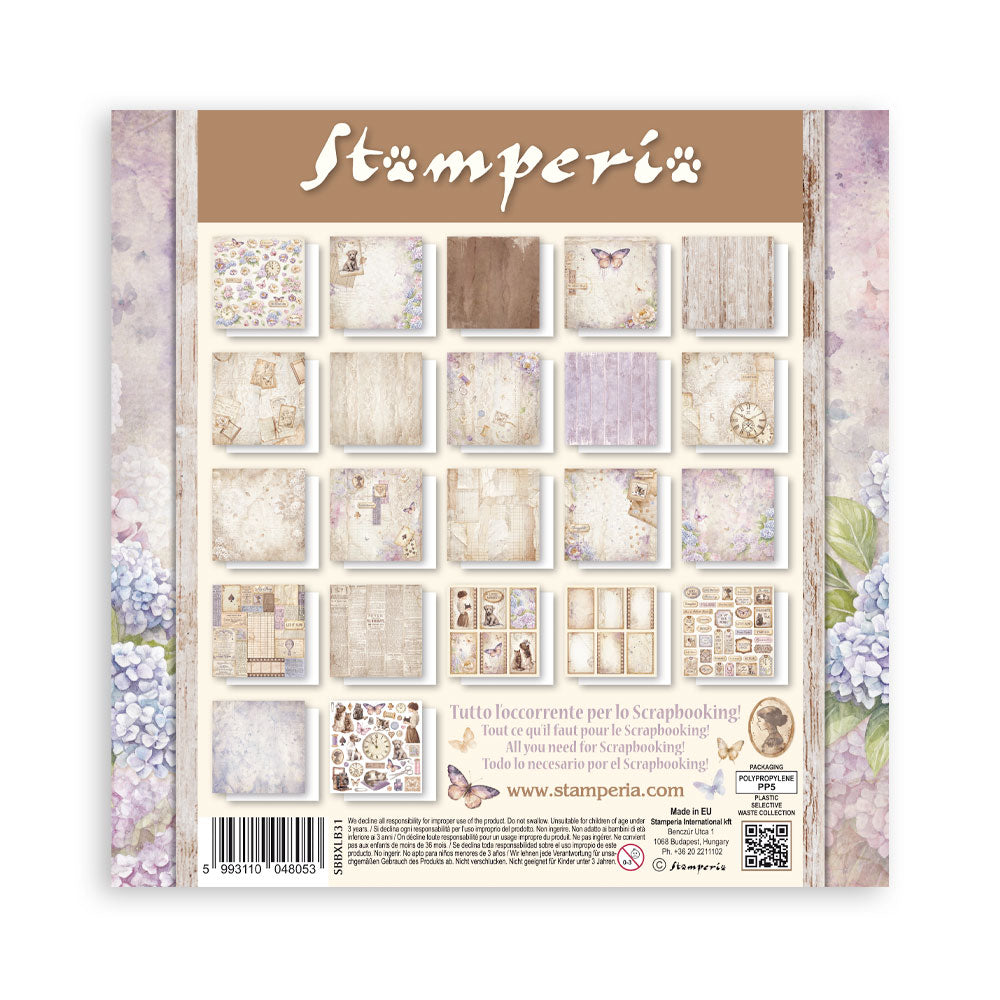 *New* Stamperia Quiet Days Scrapbooking Maxi Pad 22 single faced sheets 12"x12" PREORDER DISPATCH APPX 15TH NOV