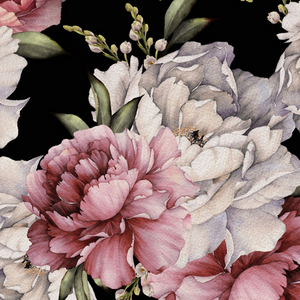 Three Yellow Goats Decoupage A1 sheet - Peonies