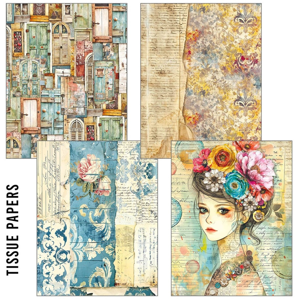 *New in* Ciao Bella Quintessential Craftmix A5 Paper pack (Tissue & Vellum Variety)