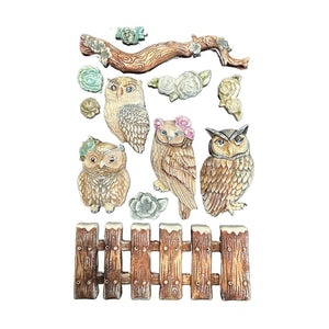*NEW* Stamperia Silicon Mould A5 - Owls & Branch