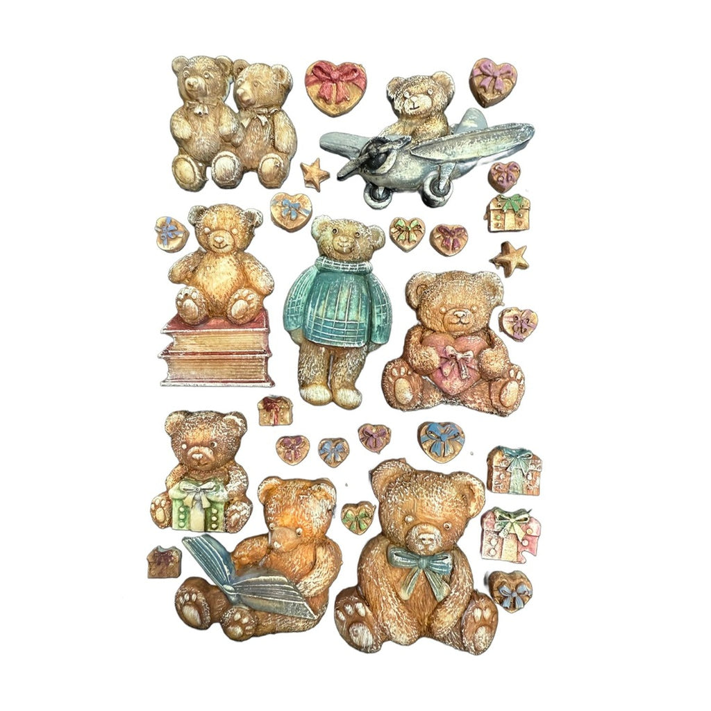 *NEW* Stamperia Silicon Mould A5 - Teddy Bear
