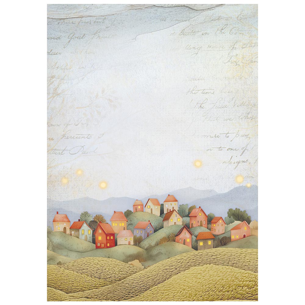 *New In* Stamperia Rice Paper Backgrounds Whispering Woods 8 x A6 sheets PREORDER DISPATCH APPX 13TH SEPT