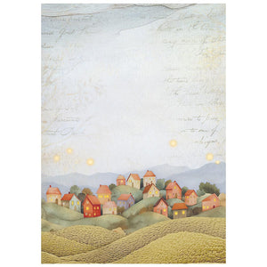 *New In* Stamperia Rice Paper Backgrounds Whispering Woods 8 x A6 sheets PREORDER DISPATCH APPX 13TH SEPT