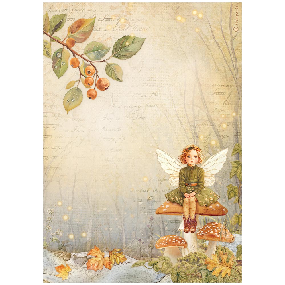 *New* Stamperia Rice Paper Selection Whispering Woods 6 x A4 sheets PREORDER DISPATCH APPX 13TH SEPT