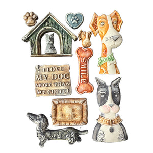 *NEW* Stamperia Silicon Mould A5 - Furry Friends - Dogs