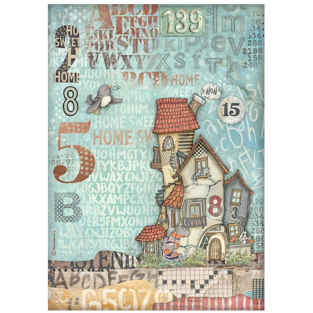 *New* Stamperia Rice Paper Selection Furry Friends 6 x A4 sheets