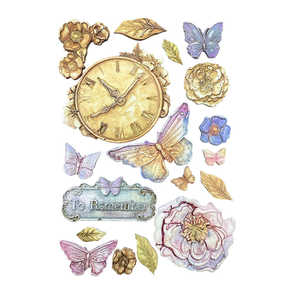 *NEW* Stamperia Silicon Mould A5 - Quiet Days - Clock PREORDER DISPATCH APPX 15TH NOV