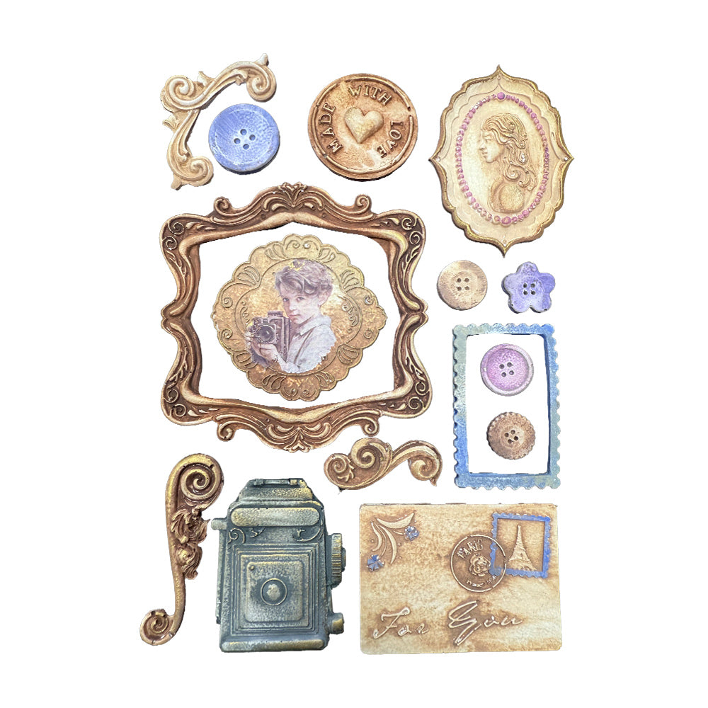 *NEW* Stamperia Silicon Mould A5 - Quiet Days - plates PREORDER DISPATCH APPX 15TH NOV