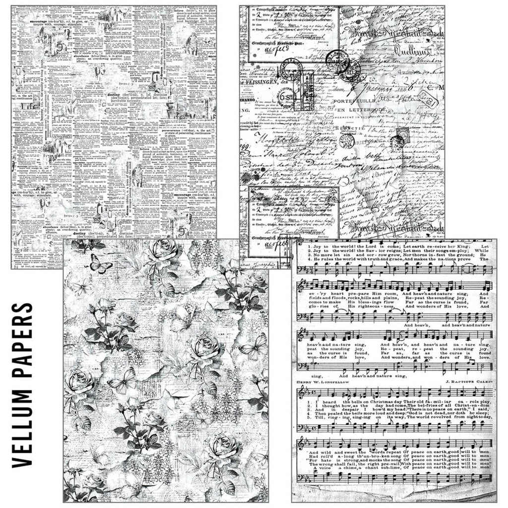 *New in* Ciao Bella Meaningful Memories Craftmix A5 Paper pack (Tissue & Vellum Variety)