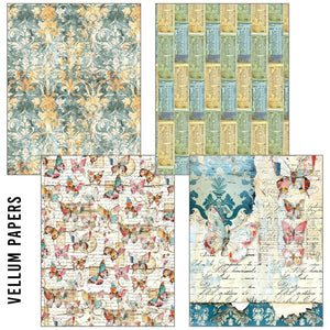 *New in* Ciao Bella Quintessential Craftmix A5 Paper pack (Tissue & Vellum Variety)