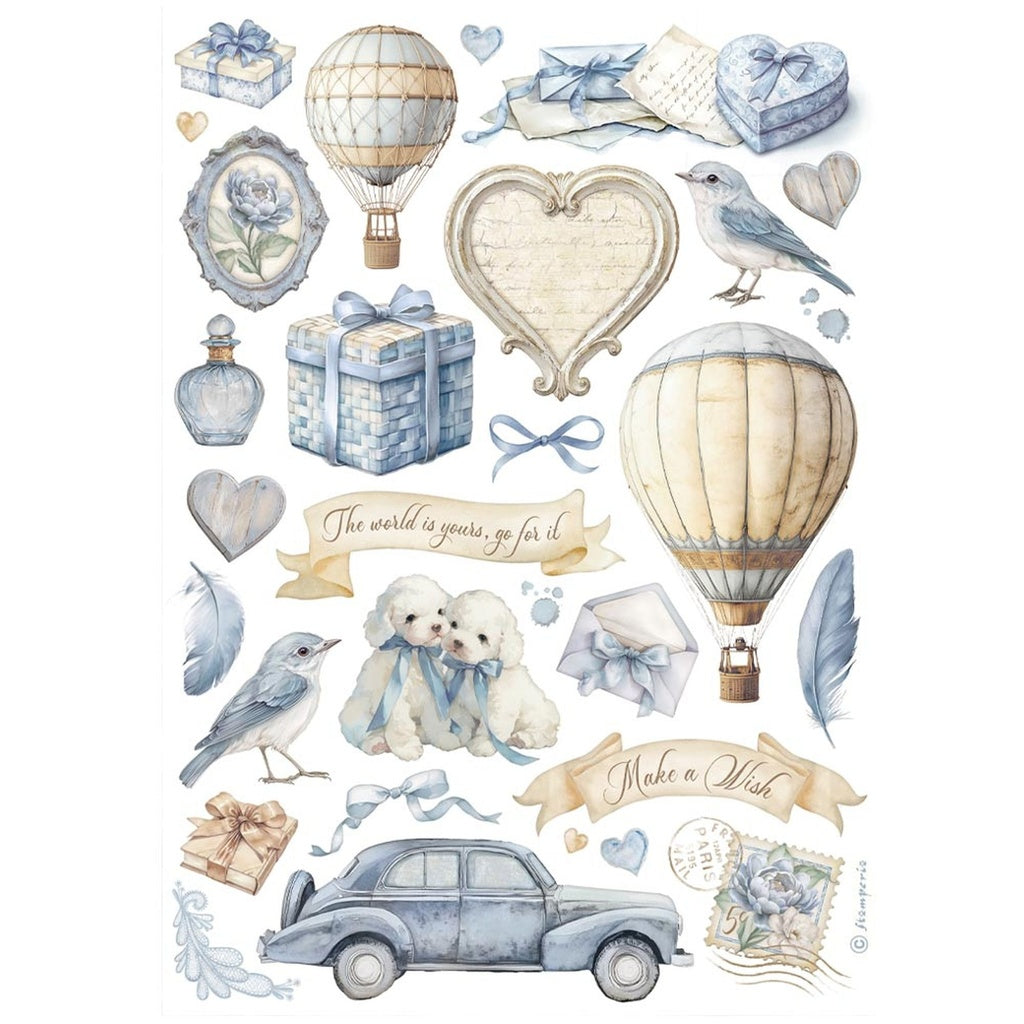 *New In* Stamperia Rice Paper Selection Timeless Selection 6 x A4 sheets
