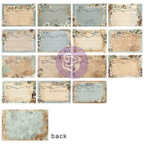 The Home Baker - 4"x6" JOURNALLING CARDS PREORDER EXPECTED IN STOCK early Nov