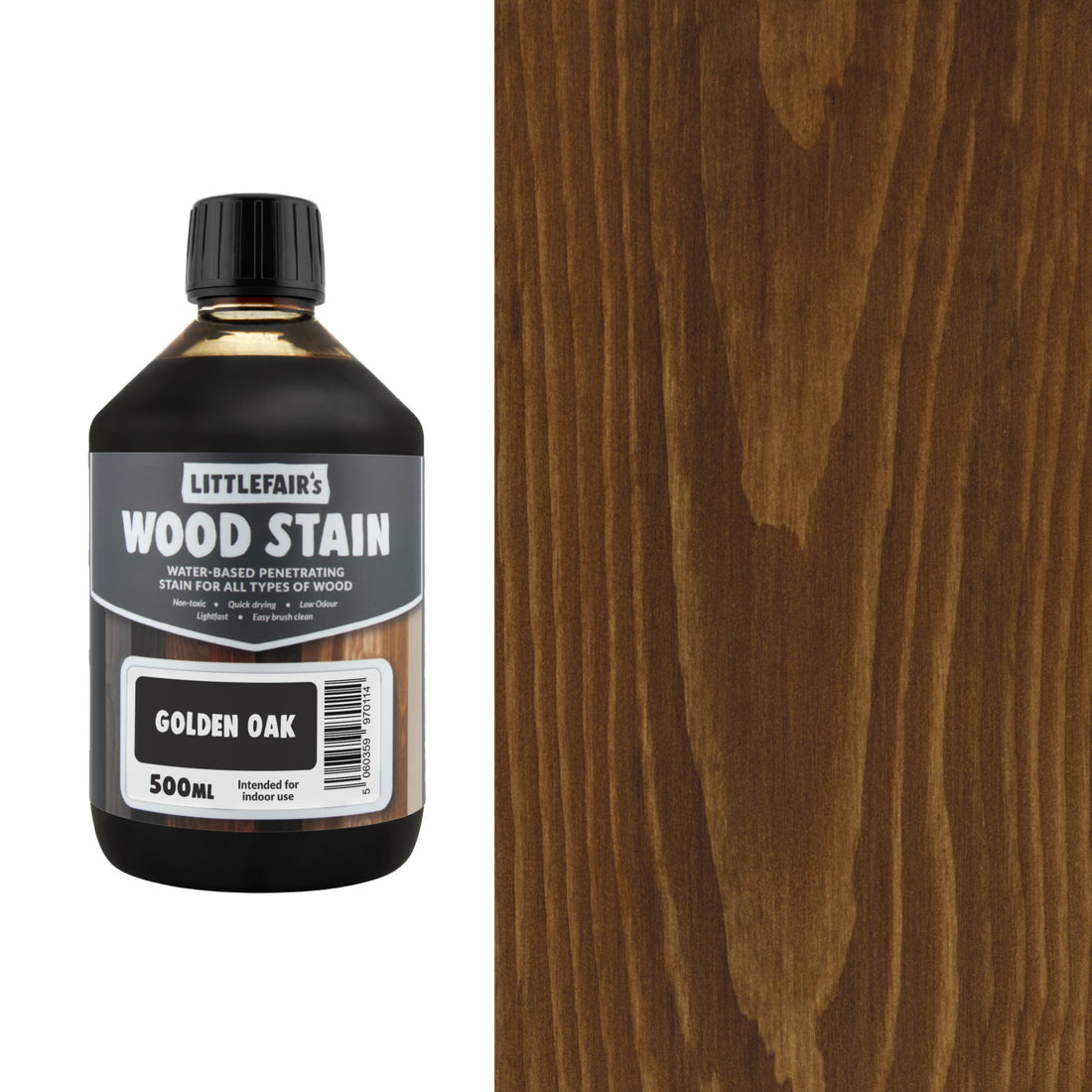 Littlefairs Water based Wood Stain Golden Oak