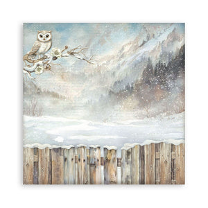 *New* Stamperia The Owls House Scrapbooking Maxi Pad 22 single faced sheets 12"x12"