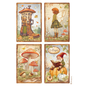 *New* Stamperia Rice Paper Selection Whispering Woods 6 x A4 sheets PREORDER DISPATCH APPX 13TH SEPT