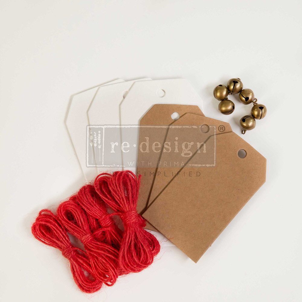 Redesign with Prima CHRISTMAS CHIPBOARD TAGS