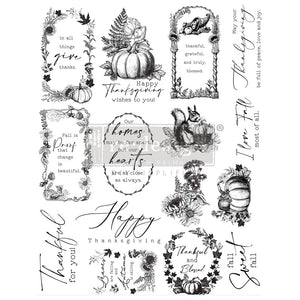 Redesign with Prima FALL SWEET FALL- DECOR STAMP