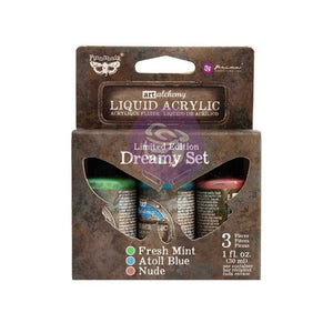 Finnabair Liquid Acrylic set Dreamy (3 pack) Limited Edition