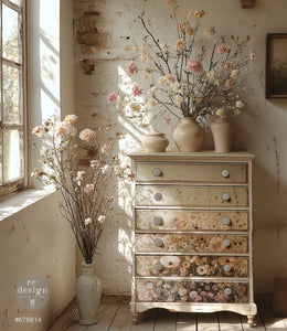 *New* Exclusive Redesign with Prima Decoupage A1 Fiber Paper Limited Edition A moment of Stillness