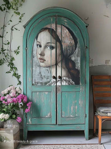 *New* Exclusive Redesign with Prima Decoupage A1 Fiber Paper Limited Edition Beauty & Grace