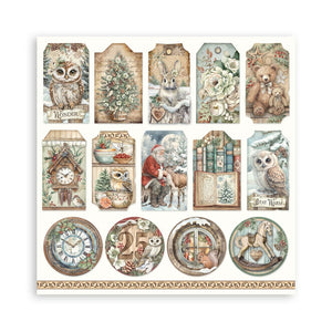 *New* Stamperia The Owls House Scrapbooking Maxi Pad 22 single faced sheets 12"x12"