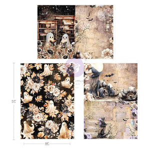 Prima Marketing Bewitched - A4 Decoupage fibre Paper Pack * New