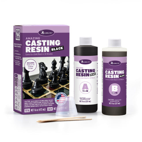 *New* BLACK Alumilite Amazing Casting Resin Kit