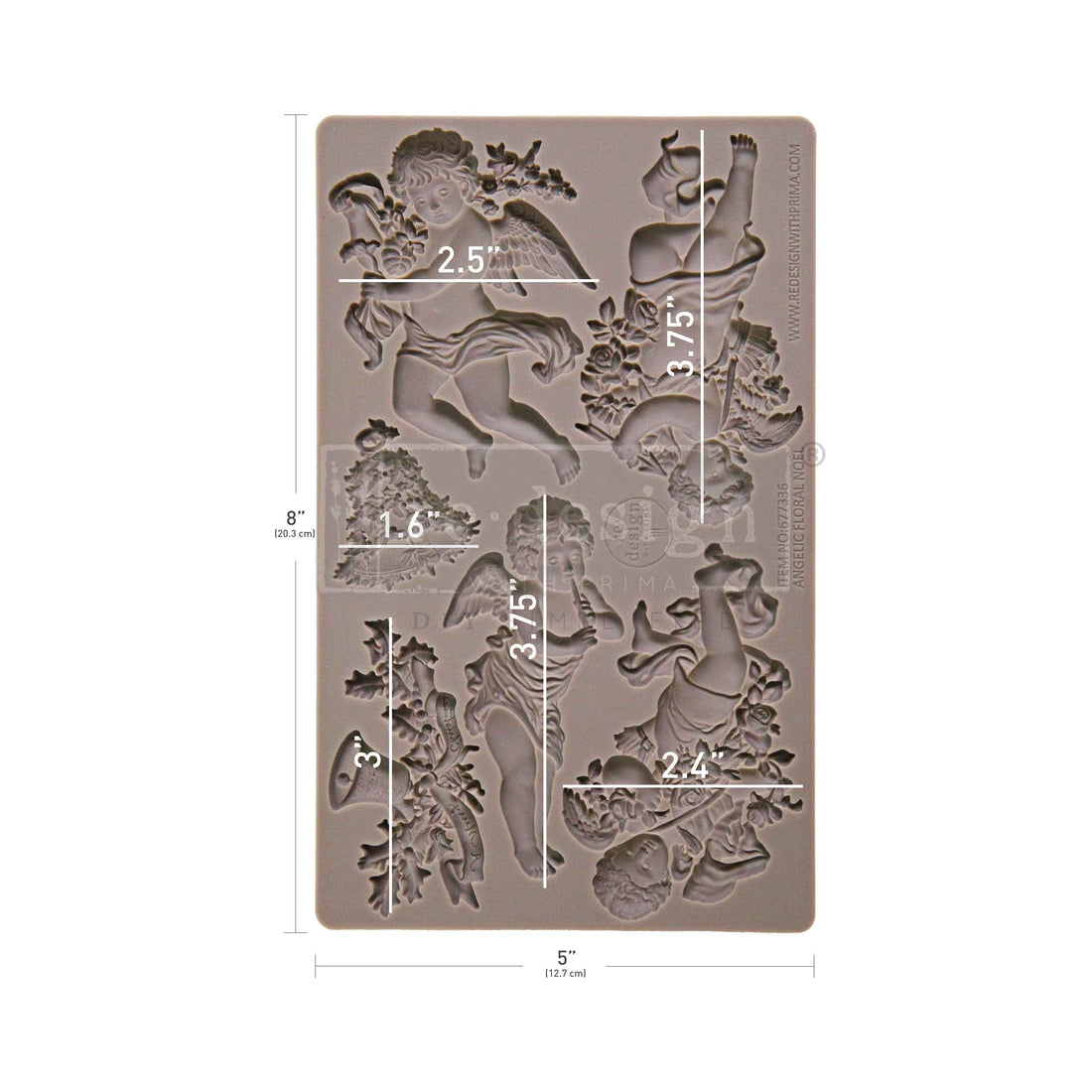 *New* Redesign with Prima mould (Limited Edition) Angelic Floral Noel