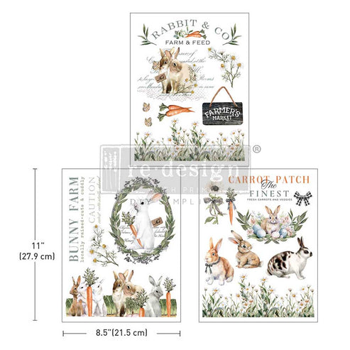 * New* Redesign with Prima Middy Transfer Limited Edition Blossom Bunnies