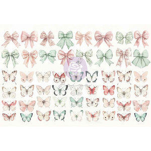 Cherry Sweet Prima Marketing Bows & Butterflies Ephemera Pack (104 PIECES)