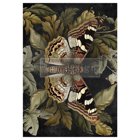 *New* Redesign with Prima Decoupage A1 Fiber Paper Butterfly Conservatory Tales Limited Edition